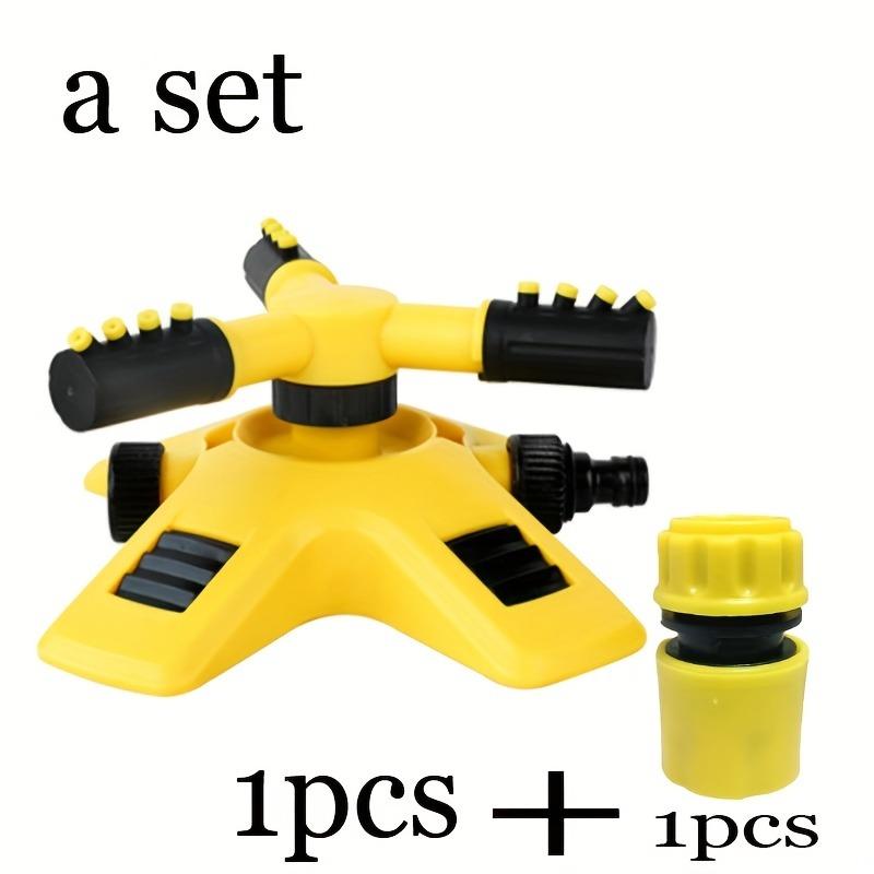 

1 шт. Автоматический 360° газонный дождеватель, 3 регулируемых рычага, садовый распылитель воды, роторная насадка, система полива для открытого газона