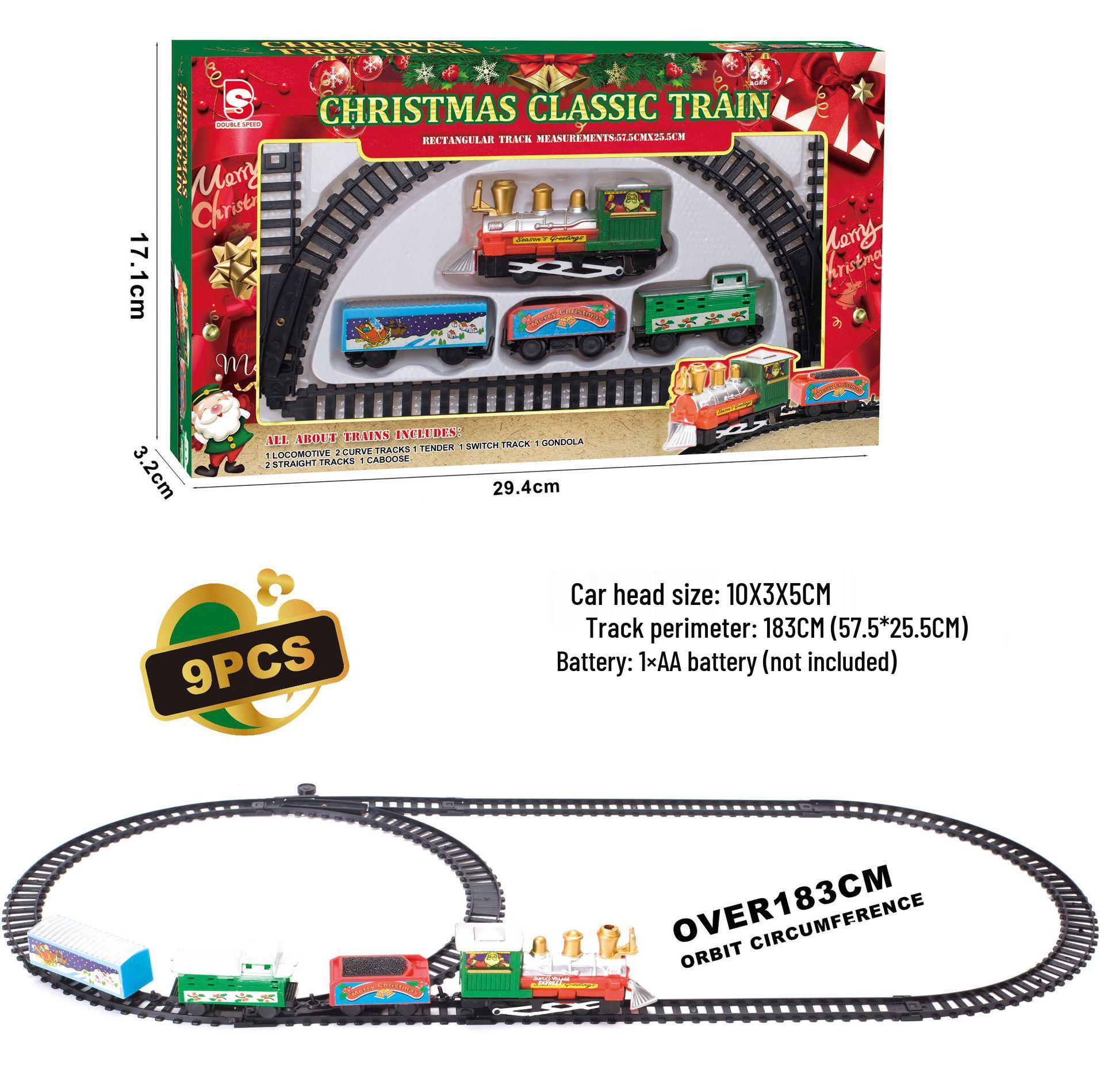 

DIY Electric Track Train Christmas Gift Toy for Parent-Child Interaction