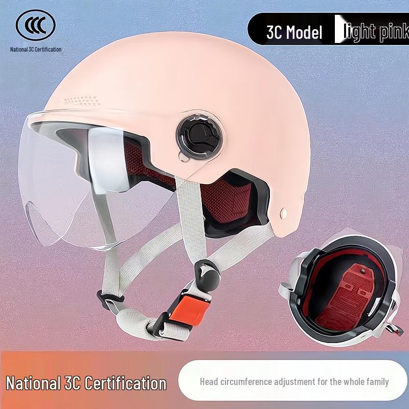 Certified 3C Electric Battery Motorcycle Helmet for All Seasons