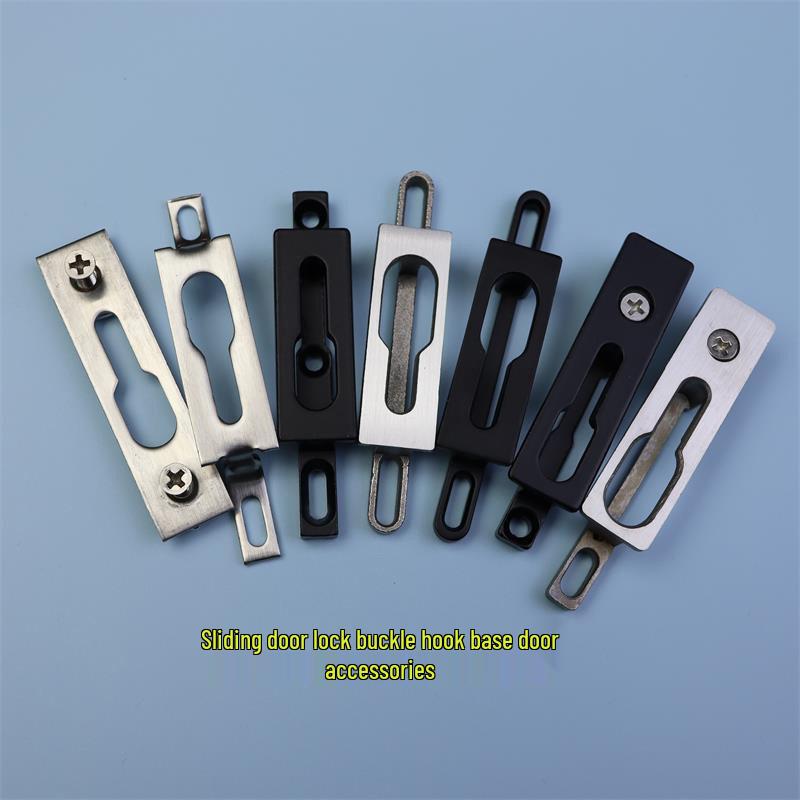 304 Stainless Steel Adjustable Lock Hook for Sliding Door & Window - Single/Double Lock Point Accessory