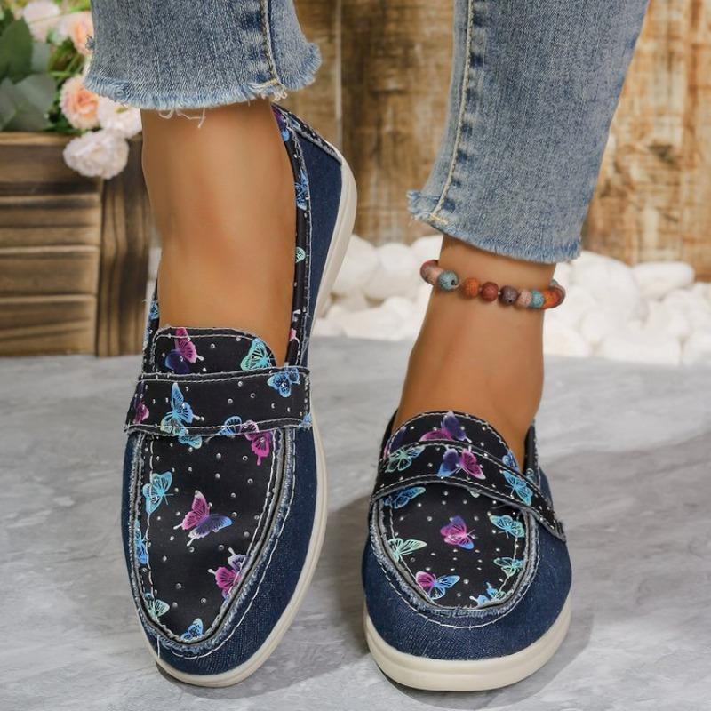Large size casual flower surface one-pedal women's shoes autumn new women's outer wear trend comfortable platform single shoes