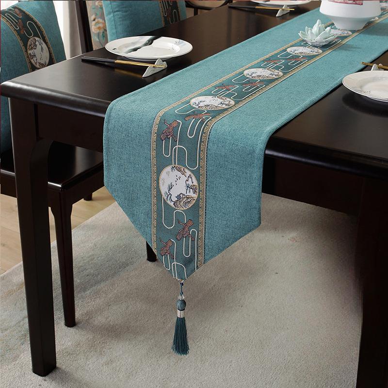 New Chinese Waterproof Table Flag Tea Ceremony, Zen, Tea Mat, Tea Tablecloth Hot Selling Long Tablecloth In Chinese Style