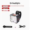 LED Mountain Bike Headlight & Taillight Set for Night Riding - Outdoor Cycling Safety Lights