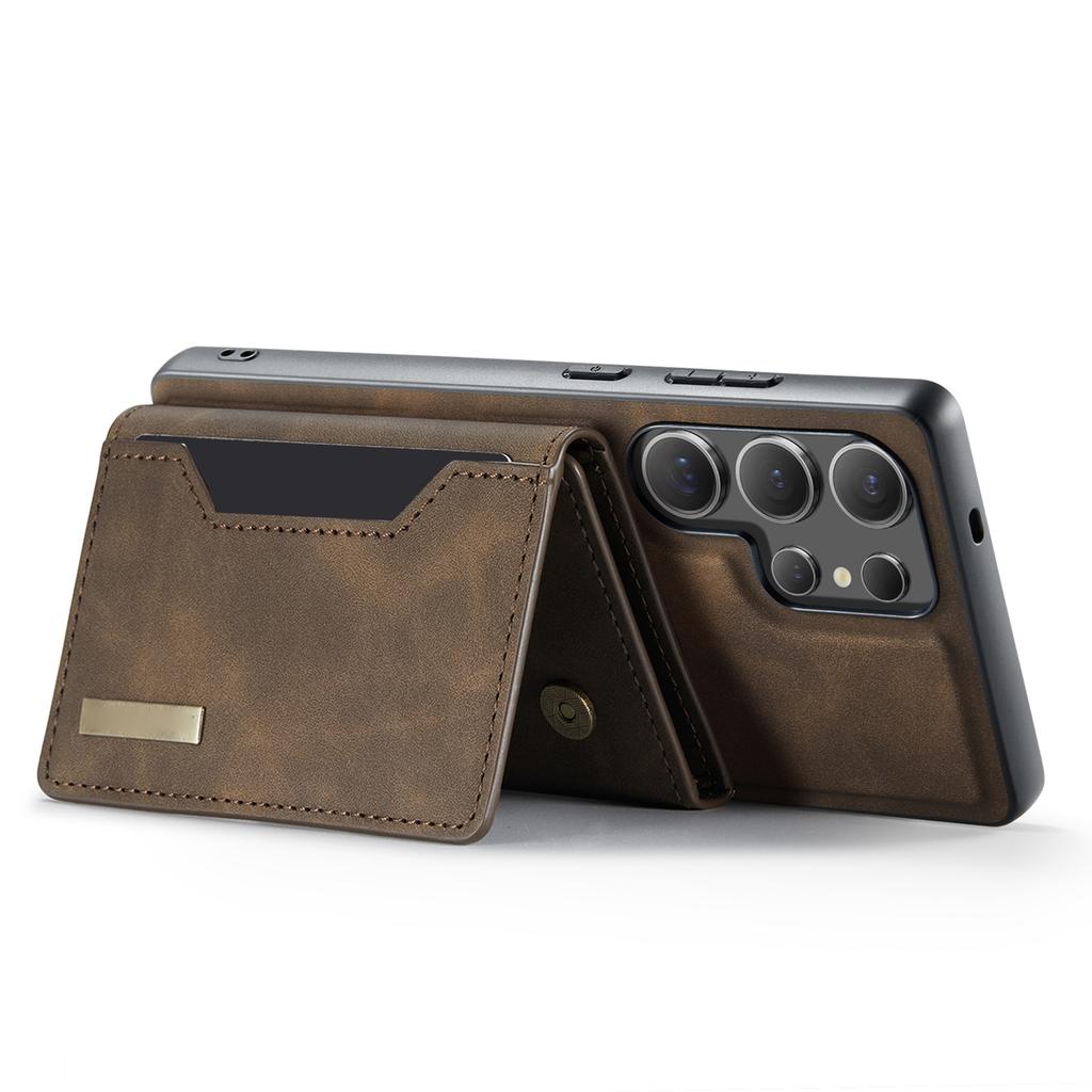 Phone Case Magnetic Detachable Wallet Card Slot Kickstand Cover Fit for Samsung Galaxy S25