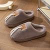 Cotton slippers home autumn and winter cartoon cotton shoes shoes warm plush thick soled plush couple cotton mop