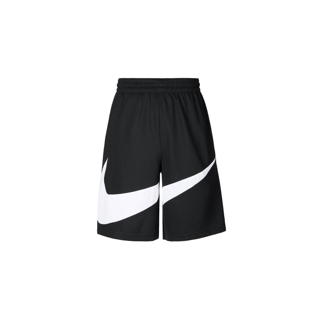 Nike Colorblock Large Logo Print Elastic Waist Casual Shorts Men Bottoms Black DQ1169-010