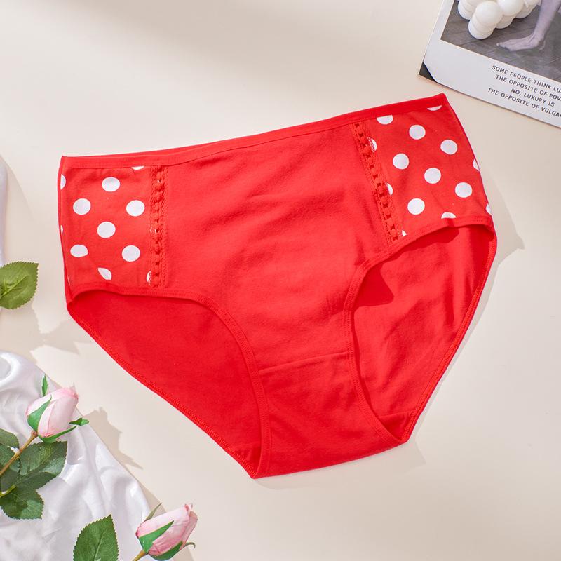 

Женское нижнее белье больших размеров CFSC, простое нижнее белье с принтом XXXXL красный