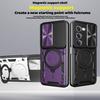 For Xiaomi Redmi 15 4G 171mm Case Slide Lens Protect Armor Shockproof Phone Case Coque For Redmi 15 4G 171mm Ring Holder Cover