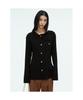 Anggae Paneled Rib Cardigan Black