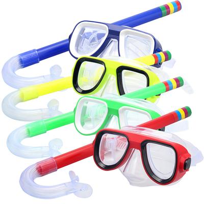 Kids Snorkel Set Kids Swimming Goggles Diving Mask for Children Eco-friendly Material Kids Diving Mask Protects Eyes Nose