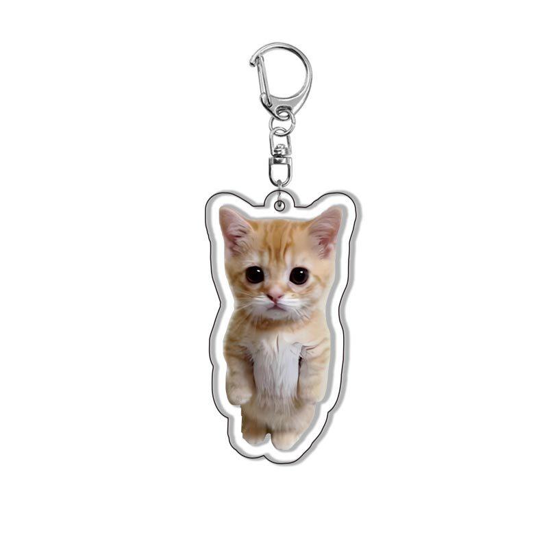 HOT !!! Hamster Acrylic Keychain Cute Sad Lovely Mobile Phone Backpack Pendant