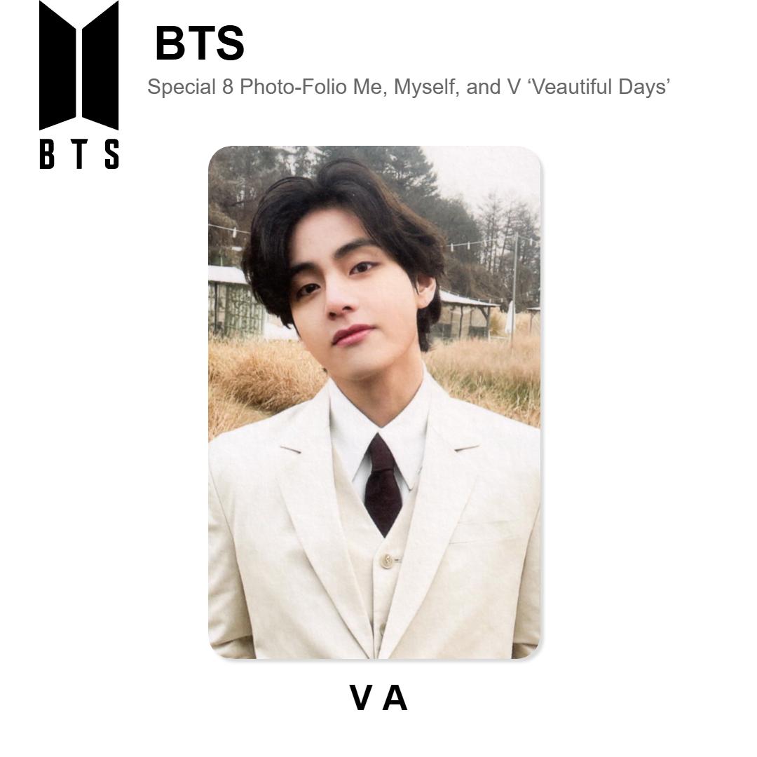 BTS Special 8 Photo-Folio Me, Myself, and V ‘Veautiful Days’ Official Photocard V