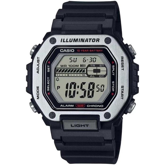 Casio Men s Watch MWD-110H-1AVEF, Black/White, Strap