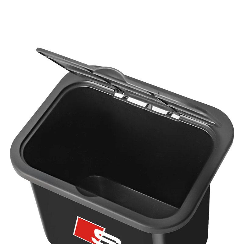 1Pcs Car Hanging Trash Bin Seat Back Storage Box Phone Holder Hook For Audi C7 C6 C5 B5 B6 B7 B8 B9 D3 Q3 Q5 Q7 TT A1 A3 A4 A5 A6 A7