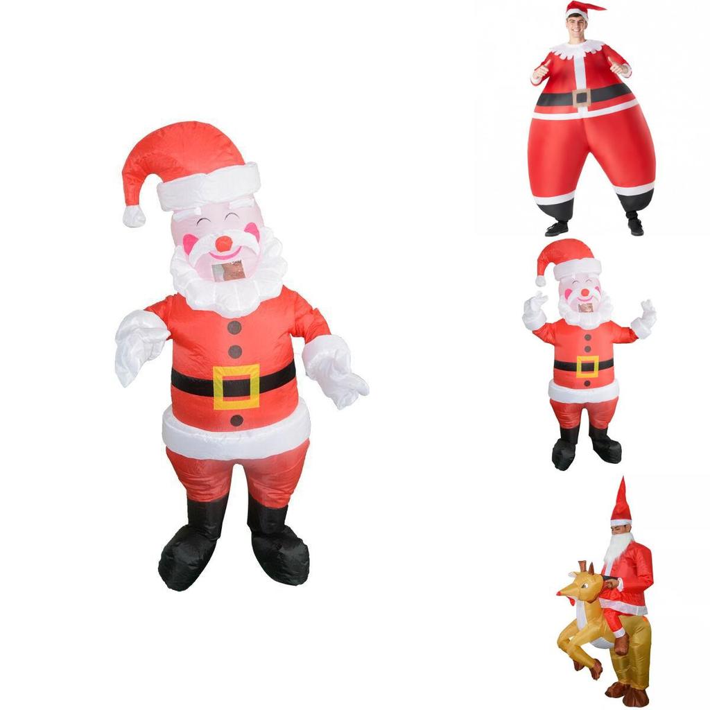 Costume gonfiabile di Babbo Natale di alta qualità per feste e cosplay