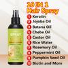 10-In-1 Leave-In Hair Care Spray, Salon-Grade Heat Protection Formula with Argan Oil, Keratin, And Coconut Oil, Delivers Tenfold Hair Care Benefits,
