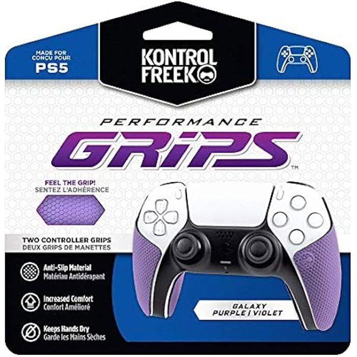 Poignées de performance - KONTROLFREEK - PS5 - Galaxy Purple - Adhérence optimale - Conception en trois couches