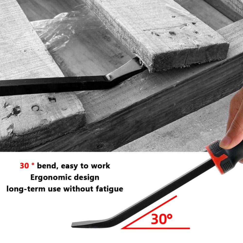 30° Long Tire Crowbar CV-R Car Pry Bar Multi-Function Heavy Duty Crowbar