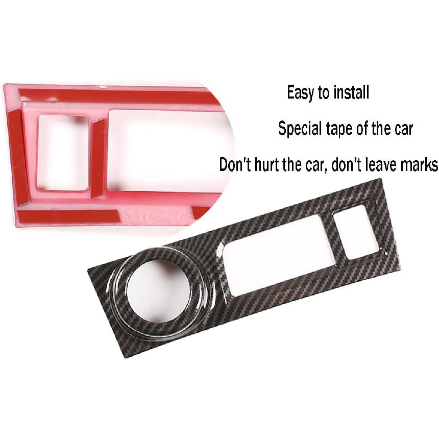 Car Accessories Fit for Subaru BRZ Toyota 86 2012-2020 Interior Center Consoles Decoration Switch Panel Cover Trim (Carbon Fiber Style) ABS 1 PC