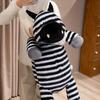 40cm Streifen Zebra Plüschkissen Weiches Flauschiges Waldtier Plüschtier Schlafbegleiter Geburtstagsgeschenk