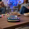 Posavasos Inteligente para Cócteles y Bebidas Posavasos para Vasos que Parpadea con Tecnología de Detección Inteligente Incorporada para Decoración de Hogar, Club, Boda, Bar, Fiesta
