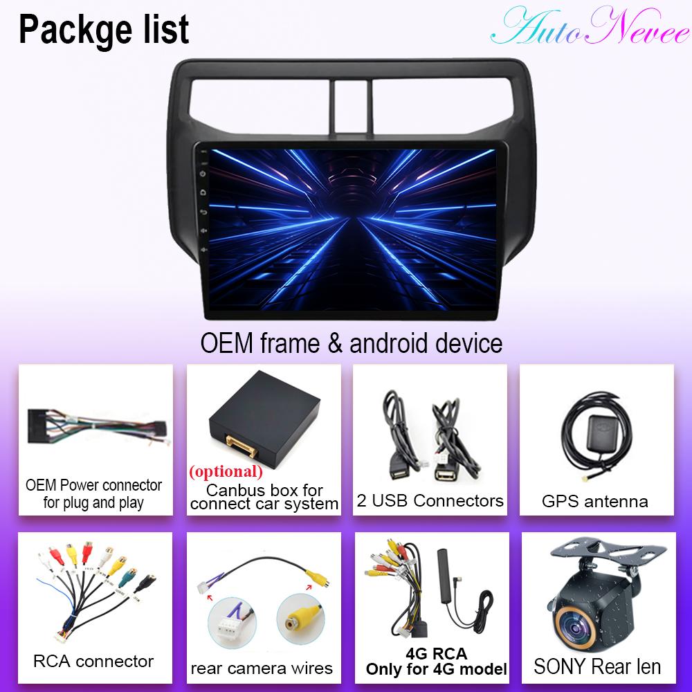 Android 14 Carplay For Toyota Rush 2018 2019 Auto Radio Multimedia Video Player Navigation GPS QLED Screen Head Unit No 2din DVD