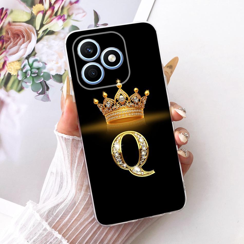 For Honor X8d 2026 Fashion Crown Letter Phone Case For Honor X8D 4G Soft Silicone TPU Cases