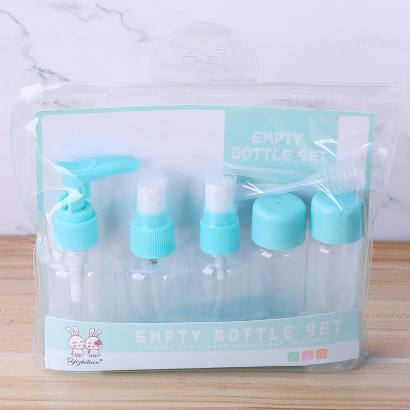 Travel Size Multi-Piece Skincare Set Portable Containers Cosmetic Skincare Liquid Toiletries Bottle A4