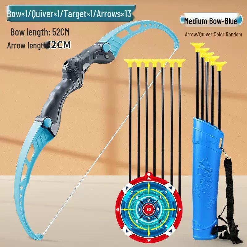 Children's Archery Set: Bow, Arrow with Suction Cups & Target – Ideal Birthday Gift for Kindergarten Kids