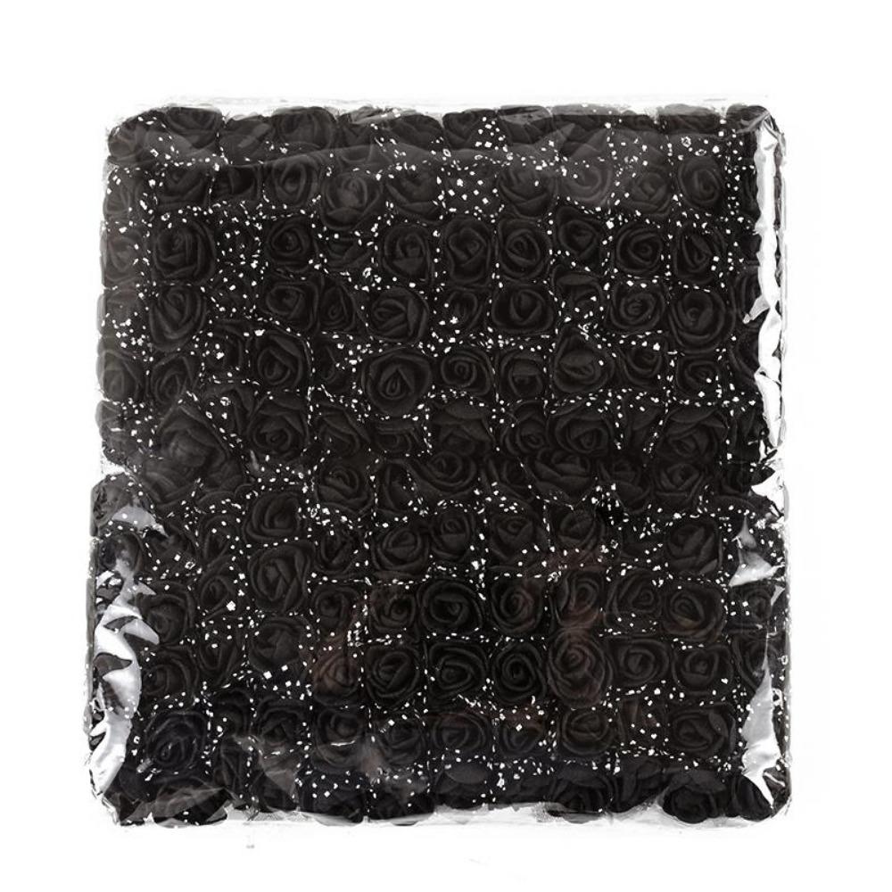 

144/288 шт. Мини Кружевная Роза Искусственный Цветок Маленькие Головки Роз из Пенопласта Свадебное Украшение DIY Ремесло Букетные Принадлежности 144Pcs