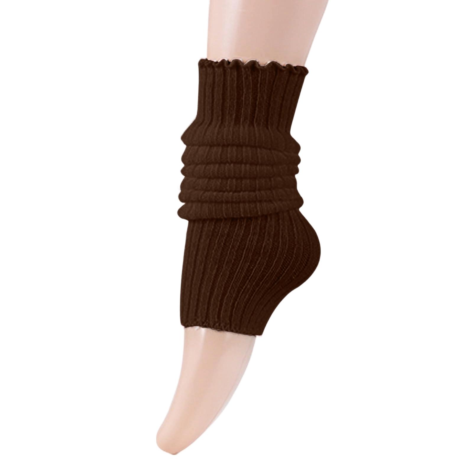 

Women s Fashionable Pile-up Socks One Size кофейный