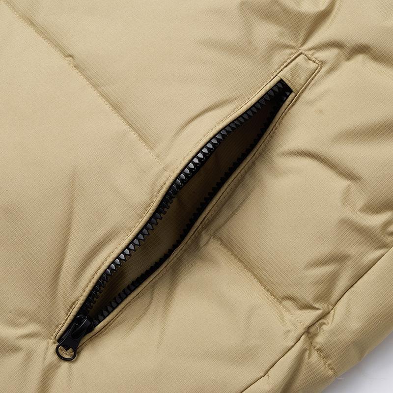 Hooded jacket autumn and winter new thickened down jacket men's short youth white duck down warm casual couple 2025