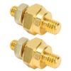 2 Pcs Battery Terminal Adapters Brass Battery Terminal Adapters Side Post Charging System Bolt