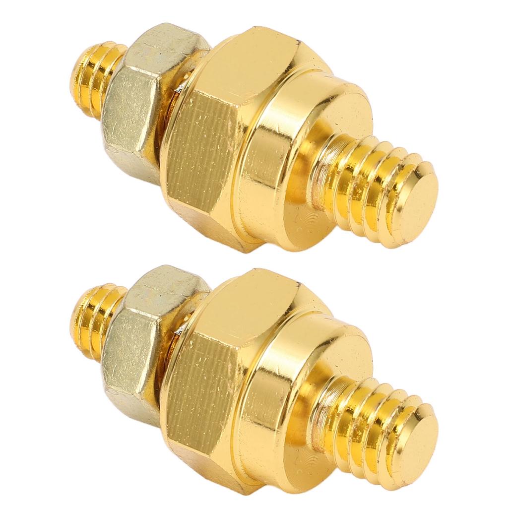 2 Pcs Battery Terminal Adapters Brass Battery Terminal Adapters Side Post Charging System Bolt