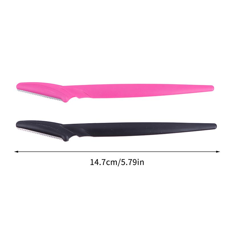 40Pcs Eyebrow Trimmer Makeup Beauty Tools Safe Eye Brow Razor Face Body Hair Removal Shaver Blades Woman Eyebrows Shaping Knife