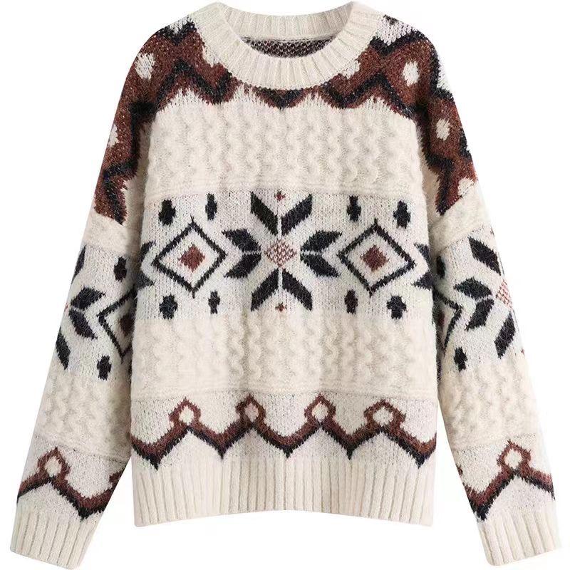 

Белый женский свитер с длинным рукавом, мягкий, 2024, с уникальным дизайном верха Extra Large белый