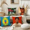 Rapper B-Bad B-Bunny Debi Tirar Mas Fotos Kissenbezug Büro Kissen Geeignet Für Sofa Auto Schlafzimmer Dekorativer Kissenbezug