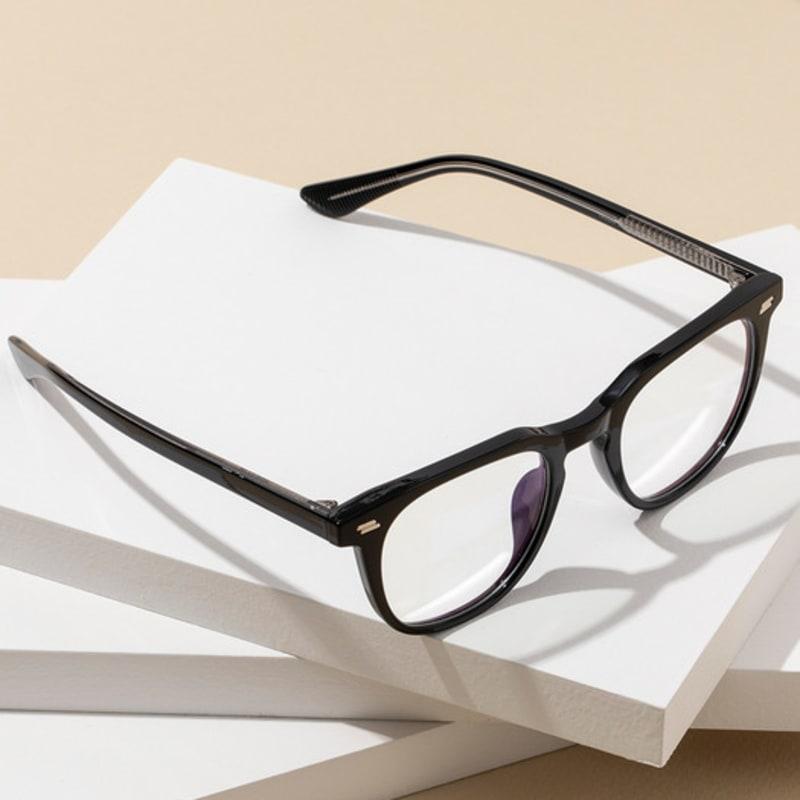 

RECLOW RECLOW TR B099 BLACK GLASS Glasses FREE