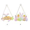 Decorations Crafts Happy Easter Plaque Sign Adorable Home Decoration Carrot Furniture Patio Ornaments Adornment with Rope
