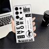 Fly To New York Case for Samsung Galaxy S26 S24 S23 Ultra S22 FE Note 20 Ultra 10 S21 S20 Plus S25 Edge Phone Cover