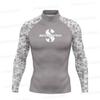 SCUBAPRO Uomo UPF 50 Manica Lunga Rash Guard Maglietta da Nuoto Surf Subacquea Estate Spiaggia Sport Acquatici