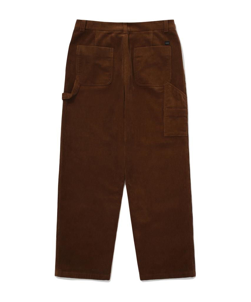 COVERNAT Corduroy Semi-Wide Fit Carpenter Pants Brown