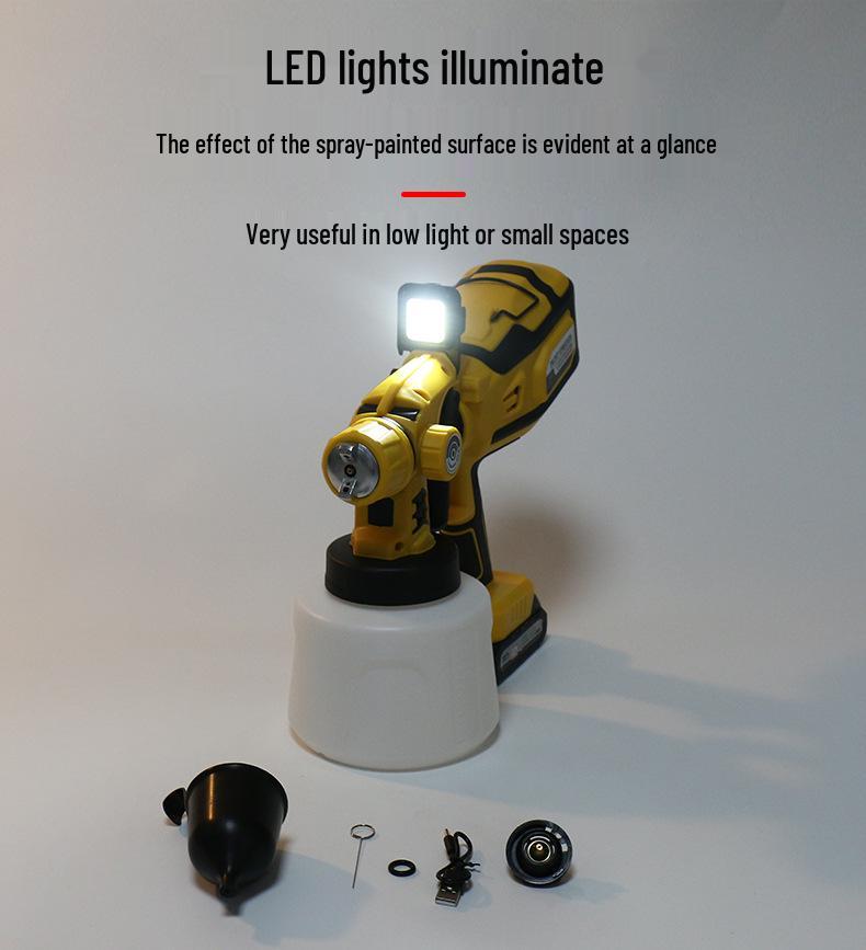 High-Power Portable Electric Paint Spray Gun for Latex Paint