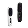 Electric LCD Usb Ceramic Heating Straight Hair Comb Wireless Portable Negative Ion Styling Tool Rechargeable Straightening Brush