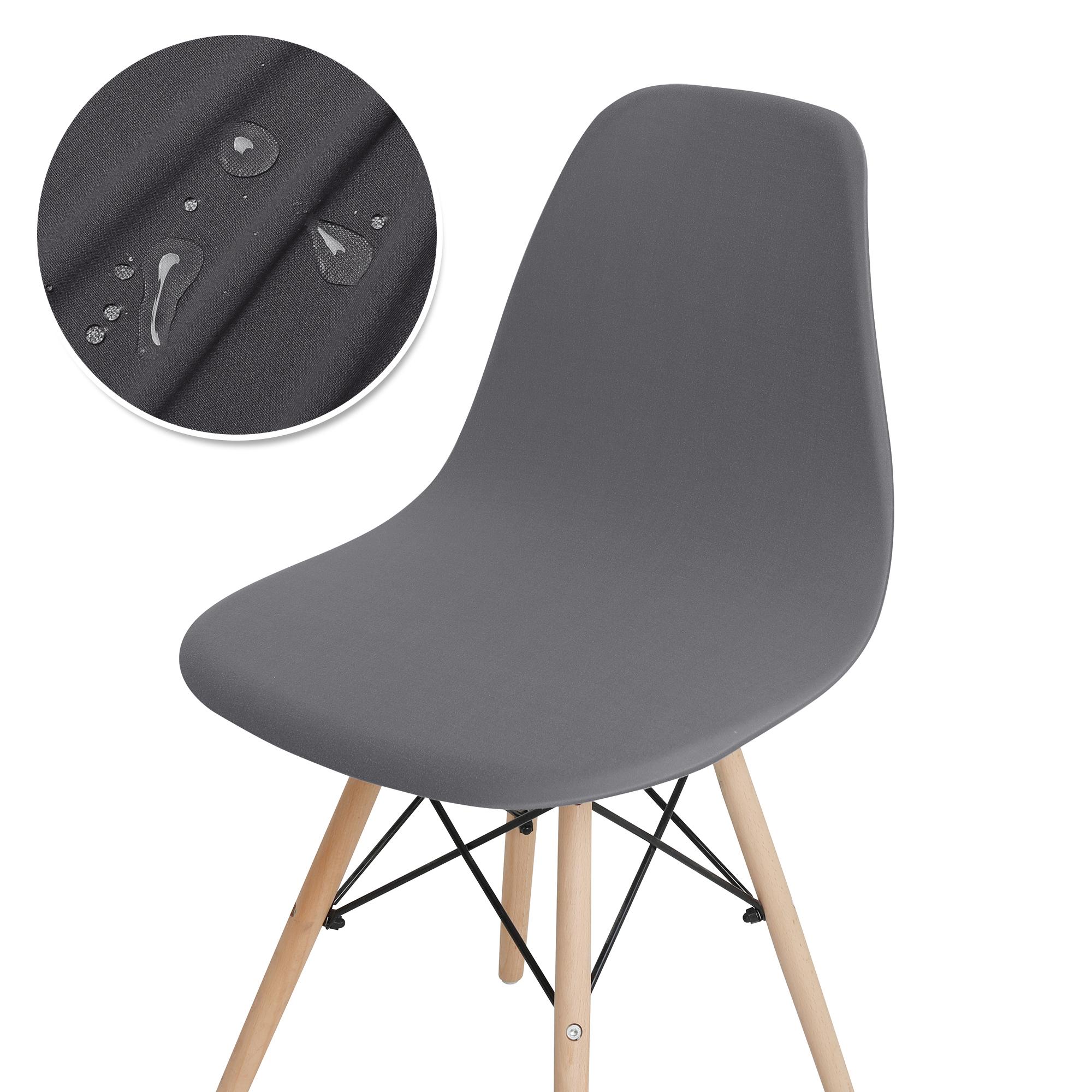 

Водонепроницаемый чехол на стул, эластичный чехол на стул с короткой спинкой, эластичный однотонный чехол на сиденье для отеля, дома, гостиной, 1 шт. 1 Piece