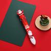 Christmas Cartoon Multi-Color Ballpoint Pen Set - Ten Colors, Perfect for Students and Holiday Gifts