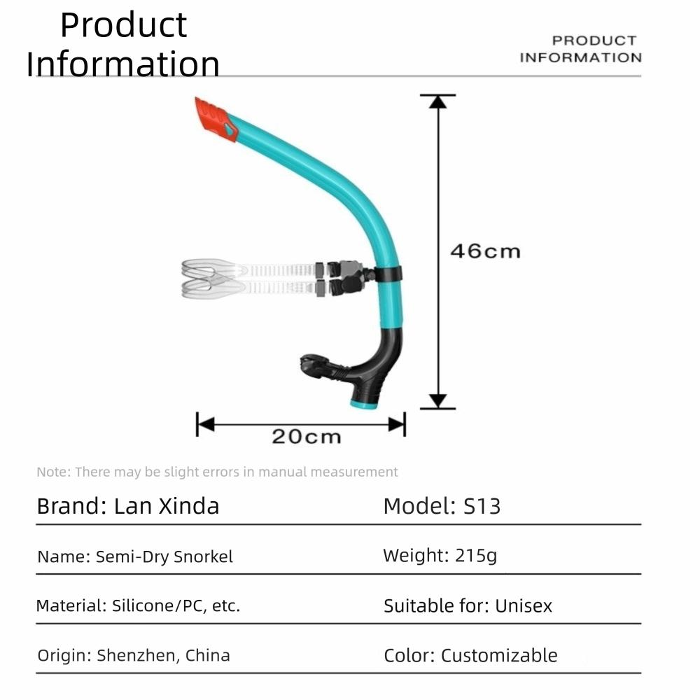 Silicone Mouthpiece Swimming Snorkel One-Way Purge Valve Snorkeling Snorkel  Snorkeling