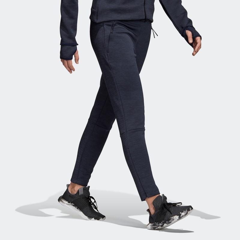 Adidas Sportliche lange Hose Damen Unterteile Blau CZ2831