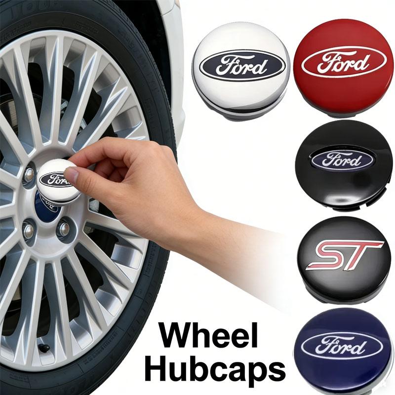 4Pcs Car Wheel Rims Center Hub Cover Caps For Ford F150 Kuga Fiesta Fusion Ranger Ecosport Edge Mondeo Focus Transit Accessories CVV1