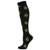 Women's Absorb Sweat Print Nylon Long Tube Compression Outdoor Sports Socks